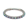 Opal Inlaid 8mm Clicker 16g