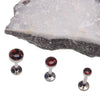 Black Cherry Opal Flat Back Piercing 14g, 16g, 18g
