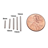 White Opal Cone Nipple Bar 16g