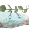 White Opal Cone Nipple Bar 16g
