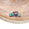 4 Pack of Opal Nose Bone Titanium Studs