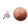 Snake Push Fit Titanium Flat Back 14g, 16g, 18g, 20g - Body Clickers Body Jewelry