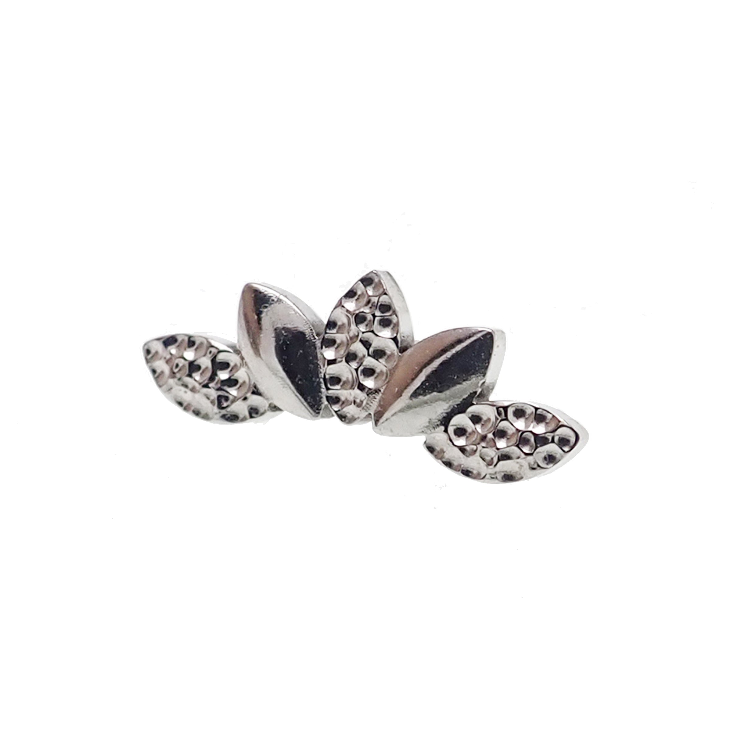 Hammered Lotus Titanium Push Fit 14g, 16g, 18g, 20g