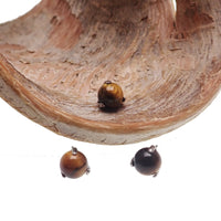 Tiger's Eye Ball Push Fit Top Attachment - Body Clickers Body Jewelry