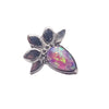 Lotus Flower Opal Push Fit Labret 20g, 18g, 16g, 14g