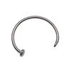 Nose Hoop 8mm, 10mm Titanium Piercing 18g, 20g