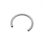 Horseshoe Titanium Circular Ring 16g, 14g