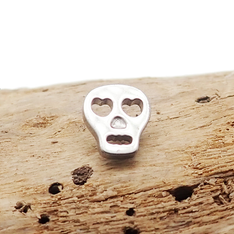 Skull Push Fit Titanium Piercing - 20g, 18g, 16g, 14g