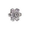 Opal / CZ Flower Push Fit Titanium Attachments