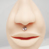 Moon & Star Flat Back 14g, 16g, 18g - Body Clickers Body Jewelry