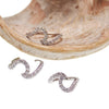 Titanium Wave & CZ Clicker 16g - Body Clickers Body Jewelry