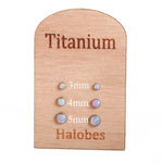 Titanium Earrings  Fire Opal Bubble Gum