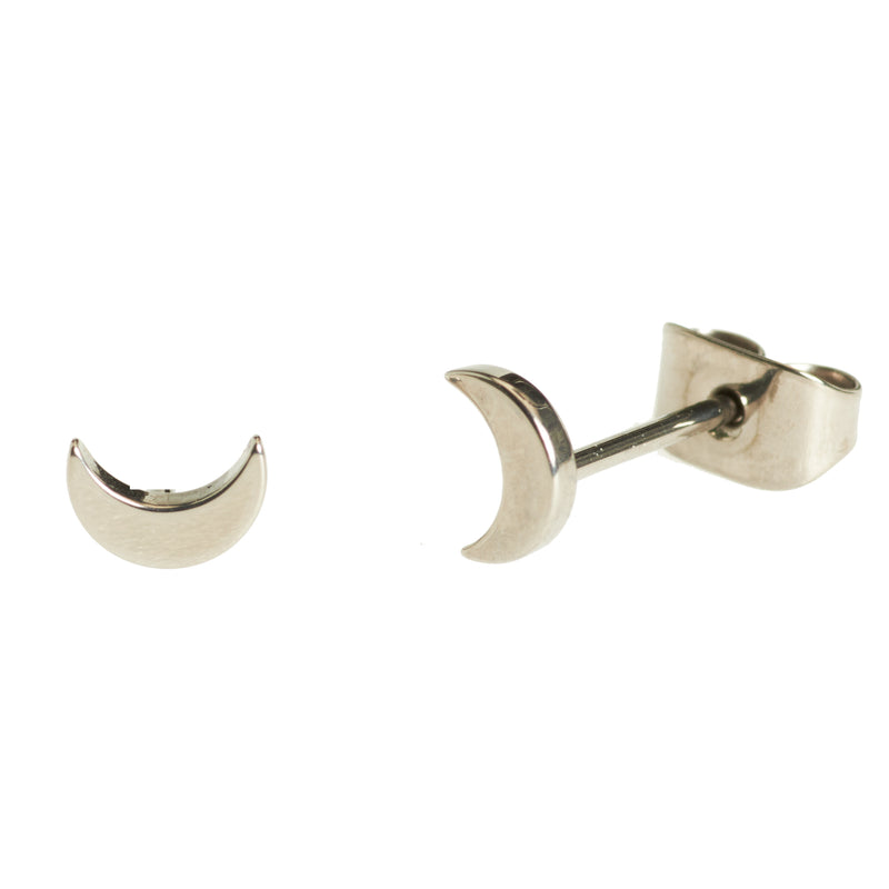 Titanium Earrings Moons