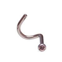 CZ Cork Nose Piercing 18g - Body Clickers Body Jewelry