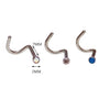 CZ Cork Nose Piercing 18g - Body Clickers Body Jewelry