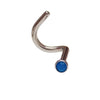 CZ Cork Nose Piercing 18g - Body Clickers Body Jewelry