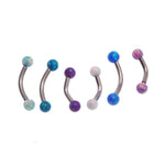 Opal Curved Barbell 16g