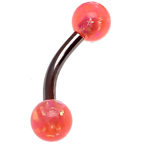 5mm Opal Curved Bar 14g