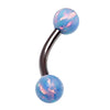 5mm Opal Curved Bar 14g