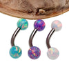 5mm Opal Curved Bar 14g