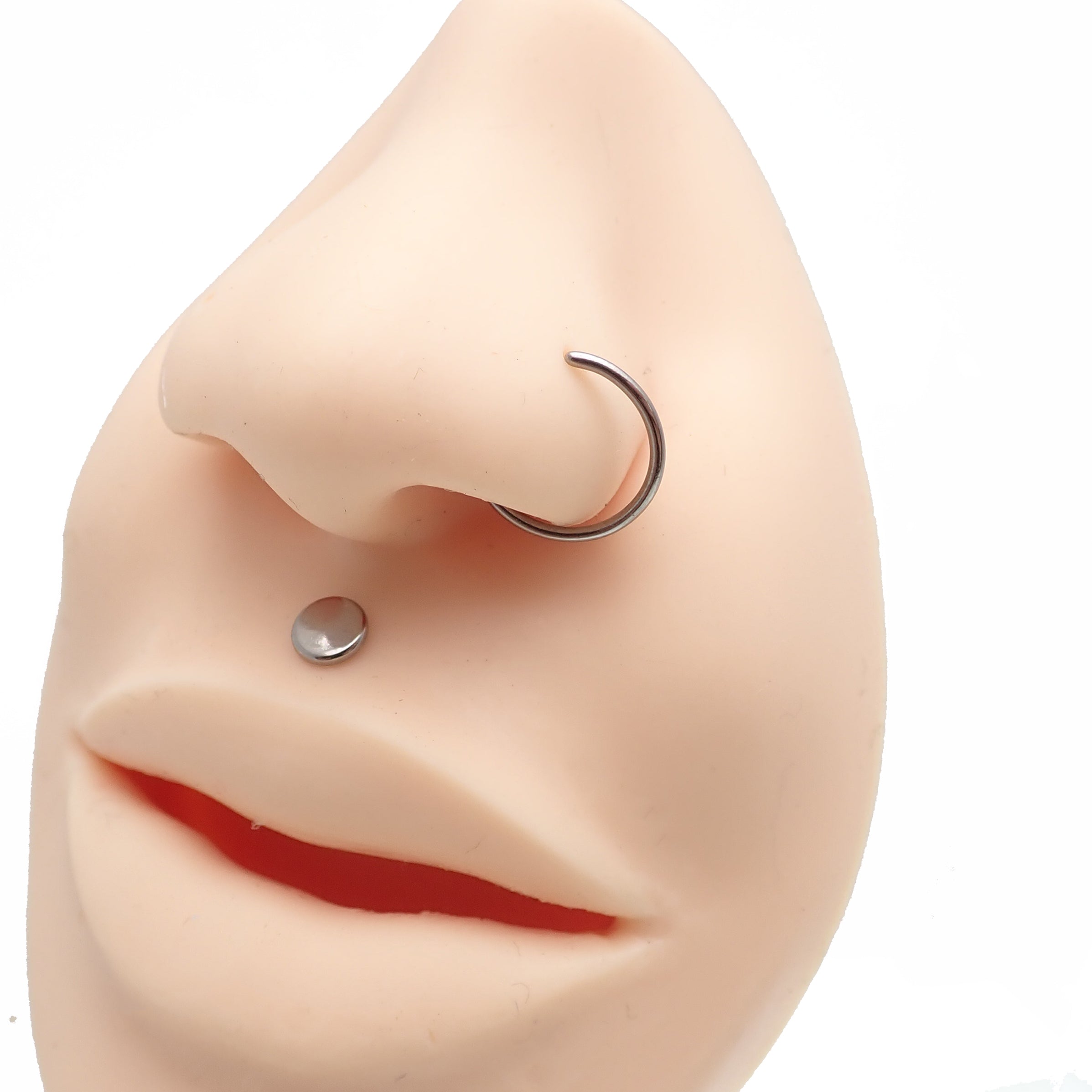 Flat Disc with Flat Back Labret