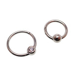 Hinged Titanium Ball Clicker 16g