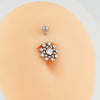 Titanium Interchangeable Belly Ring 14g