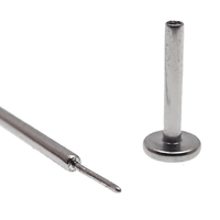 Body Clickers 30mm titanium ear taper implant grade, 14g, 16g, 18g, push fit, for ear piercing and stretching.