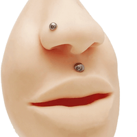 16g Dome Titanium Top from Body Clickers, showcasing a smooth, rounded titanium body piercing top with a shiny finish.