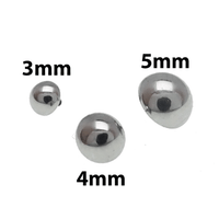 16g Dome Titanium Top by Body Clickers, smooth metallic body jewelry with a domed design for pierced ears or body piercing.