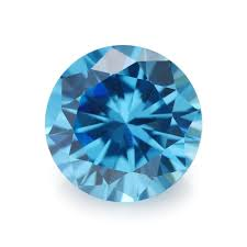 Blue Double CZ Crystal Steel Curve body piercing jewelry in 16g, by Body Clickers, featuring sparkling crystals and a curved design.