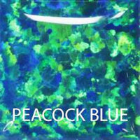 Peacock blue spiral titanium BCR ring with opal accents, 16g Body Clickers body jewelry for pierced ears or cartilage.