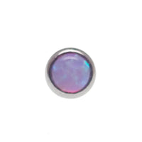 Set of 3 Body Clickers body jewelry with angel opal and bubblegum opal clusters in 14g, 16g, and 18g sizes.
