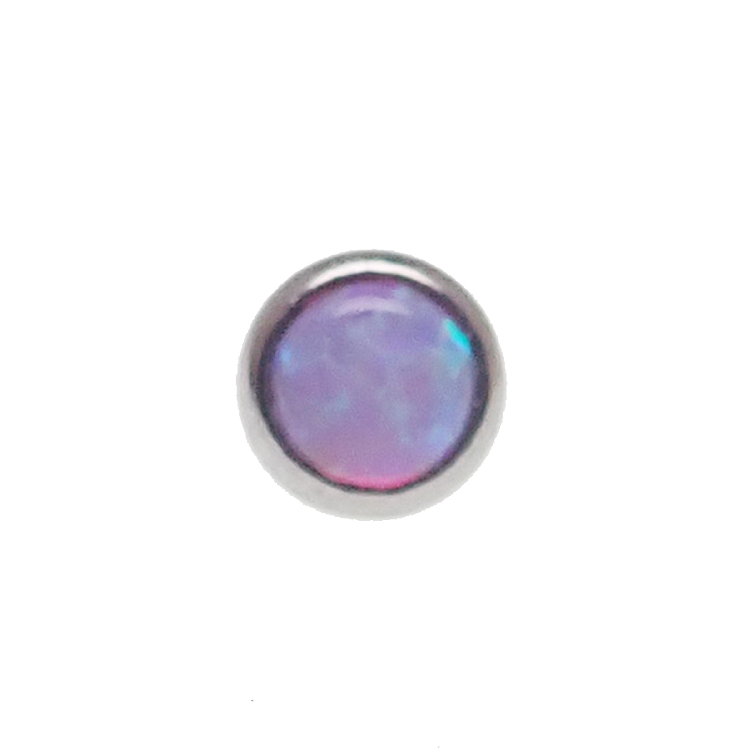 Set of 3 Body Clickers body jewelry with angel opal and bubblegum opal clusters in 14g, 16g, and 18g sizes.