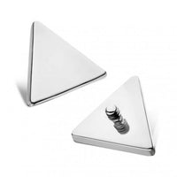 Body Clickers 14g/16g flat shape top attachments for body jewelry, showcasing cross design in body jewelry images.