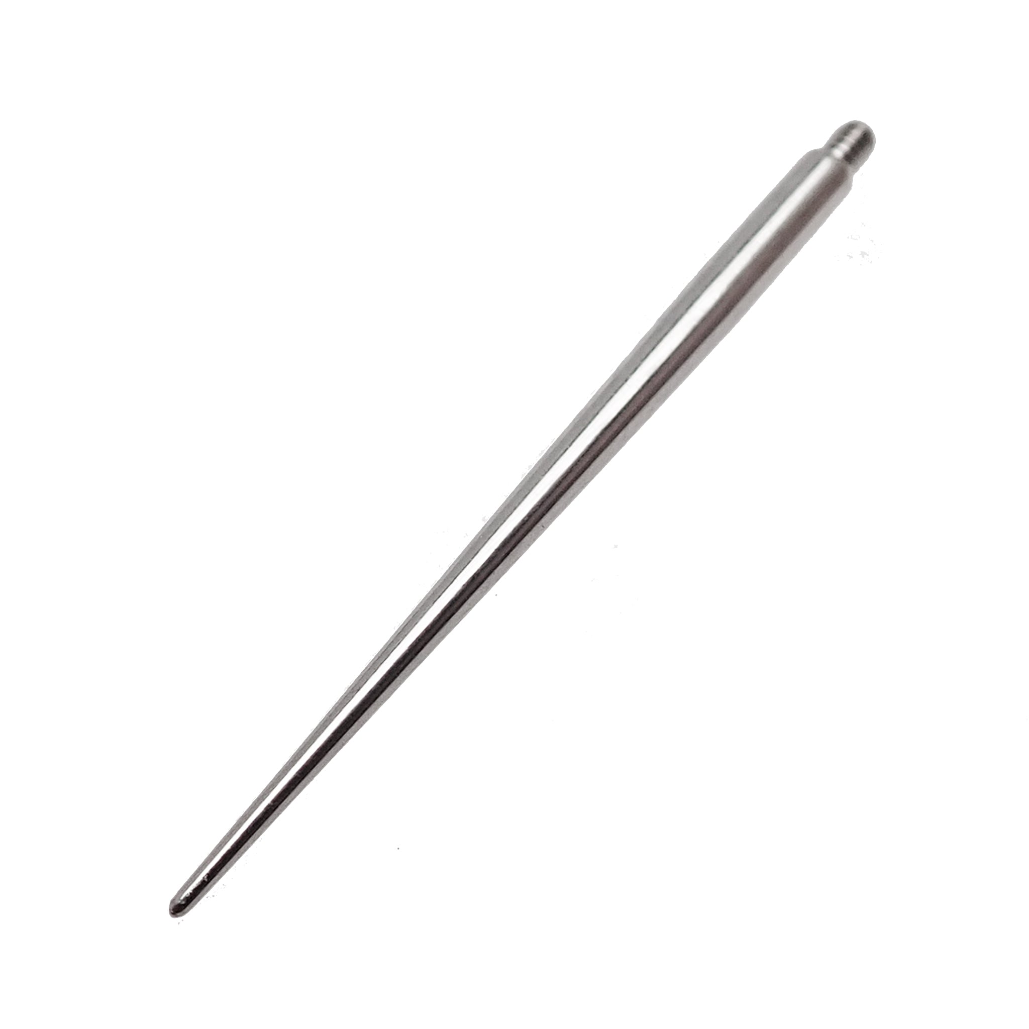 Internally threaded titanium body jewelry taper in 14g, 16g, and 18g sizes from Body Clickers with smooth tapered design.