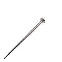 Internally threaded titanium body jewelry insert taper in 14g, 16g, and 18g sizes by Body Clickers.