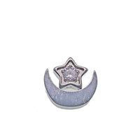 Body Clickers moon and star attachment body jewelry in 14g and 16g with celestial designs, shown in the image.