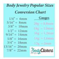 Pink flower opal tongue piercing by Body Clickers, 14g, featuring an 8mm pink flower opal design for tongue jewelry.