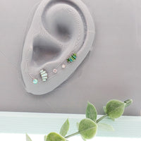 Marquise Opal Flatback Piercing 18g, 16g, 14g - Body Clickers Body Jewelry