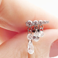 Titanium Threadless Push Fit Dangle Earring 20g, 18g, 16g, 14g - Body Clickers Body Jewelry