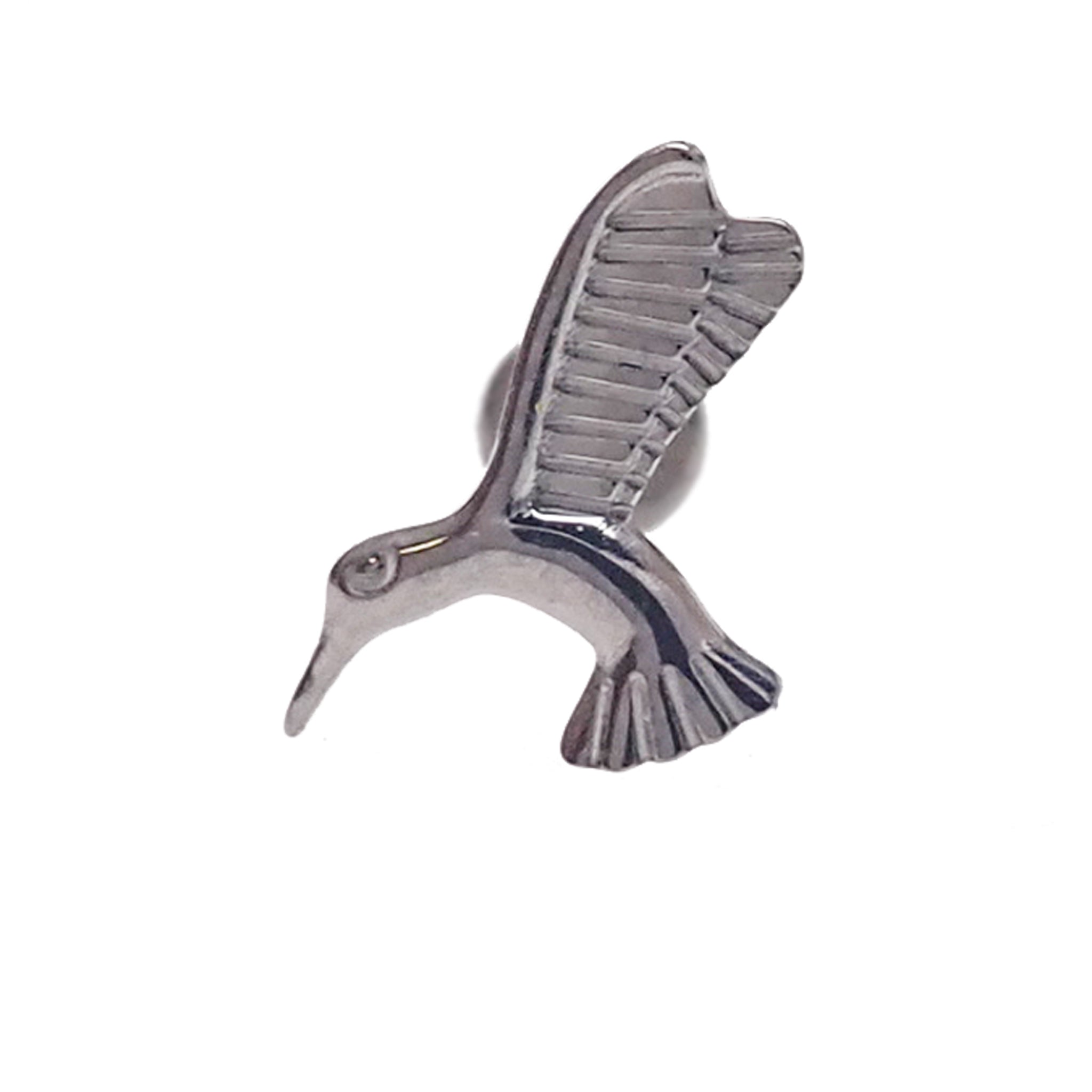 Hummingbird Push Fit Titanium Flatback Piercing 20g, 18g, 16g, 14g - Body Clickers Body Jewelry