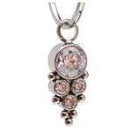 Titanium Charm CZ Beaded Cluster