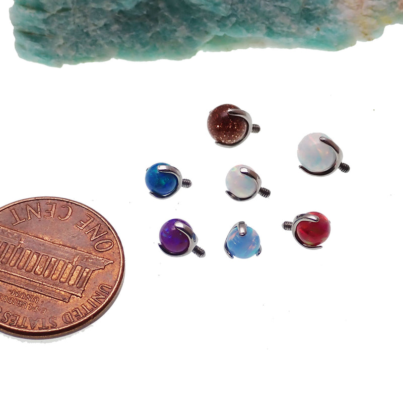 Claw Set Fire Opal Balls 14g