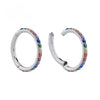 Titanium Multi Stone CZ Stone Clicker 16g