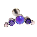 Amethyst Crystal & Lavender Opal Cluster 14g, 16g, 18g