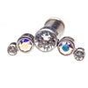 Clear and Rainbow CZ Cluster 14g, 16g, 18g