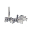 Clear CZ Peardrop Crown Titanium Flatback Piercing - 18g, 16g, 14g