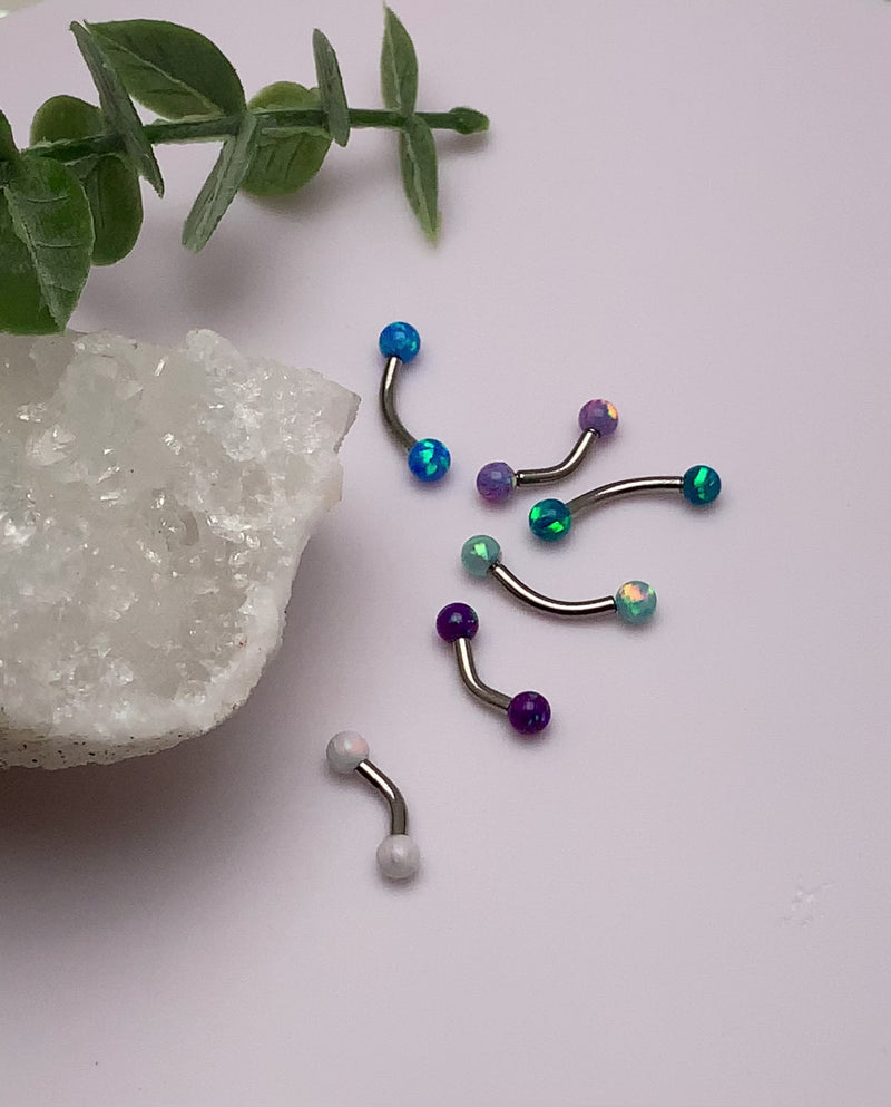 Opal Curved Barbell 16g