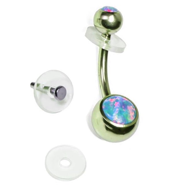 Pair of Healing Company silicone healing discs, 7mm, round and flexible for skin healing and soothing applications.